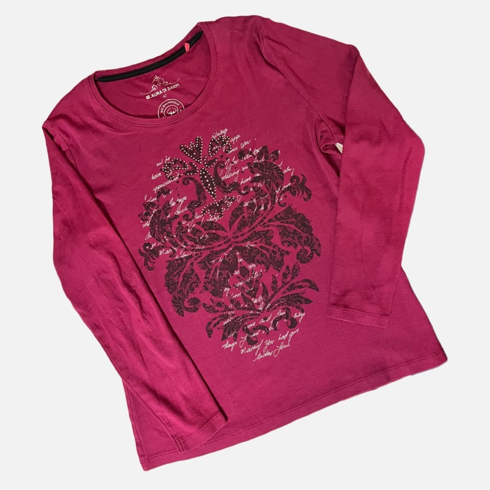 Laura Di Sarpi Organic Cotton Long Sleeve T Shirt